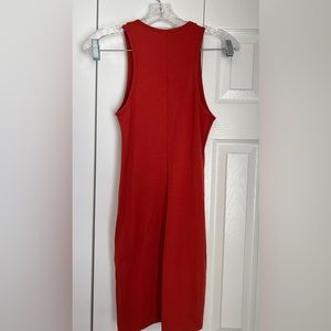 Forever 21 burnt red midi dress